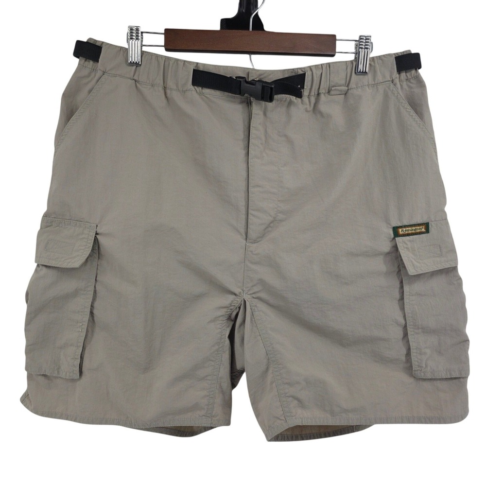 Remington Shorts Size Large Cargo Mid Rise Nylon Outdoors Hiking Gorpcore
